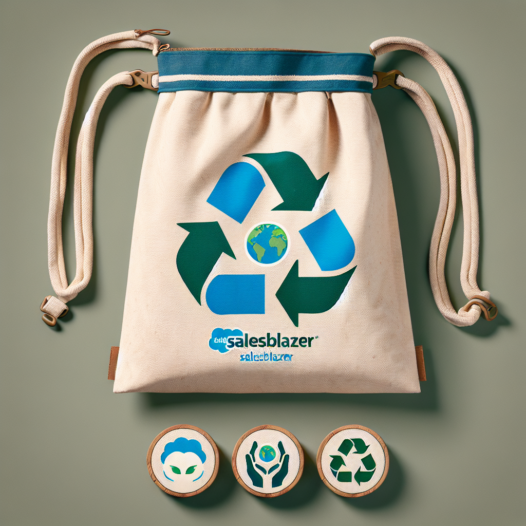 Reduce, Reuse, Recycle: The Benefits of Salesforce Salesblazer Recycled Cotton Cinch Bag