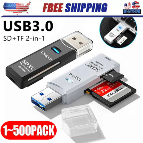 USB3.0 SD Card Reader for PC Micro SD Card to USB Adapter for Camera MemoryC lot