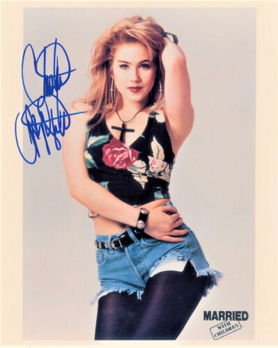 CHRISTINA APPLEGATE MARRIED WITH CHILDREN 8.5×11 Signed Photo Reprint