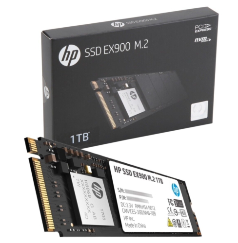 HP EX900 M.2 1TB Internal SSD PCI-Express 3.0 x4 NVMe 3D NAND Solid State Drive