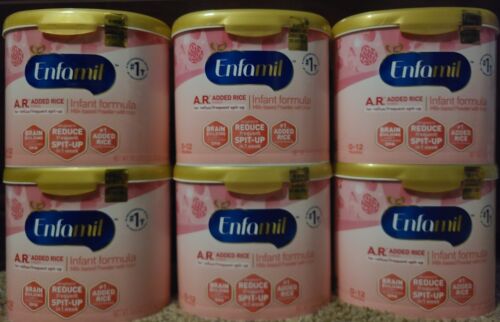 6 Tub of Enfamil A.R Added Rice Starch (19.5 oz)