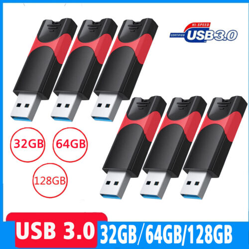 LOT 32GB 64GB 128GB USB 3.0 Flash Drive Memory Stick Retractable Thumb Drive