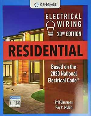 Electrical Wiring Residential – Paperback, by Mullin Ray; Simmons – New h