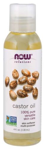 Now Foods Solutions Castor Oil 4 fl oz Oil