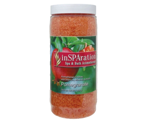 inSPAration Aromatherapy Crystals Hot Tub & Bath – Pomegranate – 19.5oz