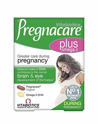 Omega-3 DHA Pregnancy Tablets for Brain & Eye Fetal Development (56 tabs)