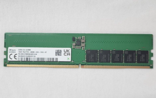 Hynix HMCG78MEBEA081N AA 16GB 1Rx8 PC5-4800B DDR5 UDIMM Memory Module