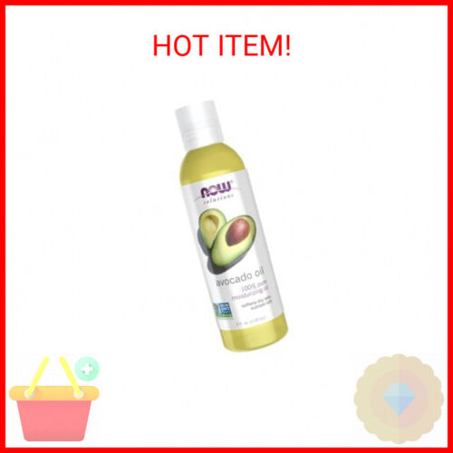 NOW Foods Solutions, Avocado Oil, 100% Pure Moisturizing Oil, Nutrient Rich and