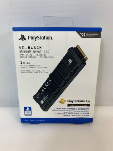 NEW WD_BLACK 1TB SN850P NVMe Internal SSD for PS5 consoles – WDBBYV0010BNC-WRSN