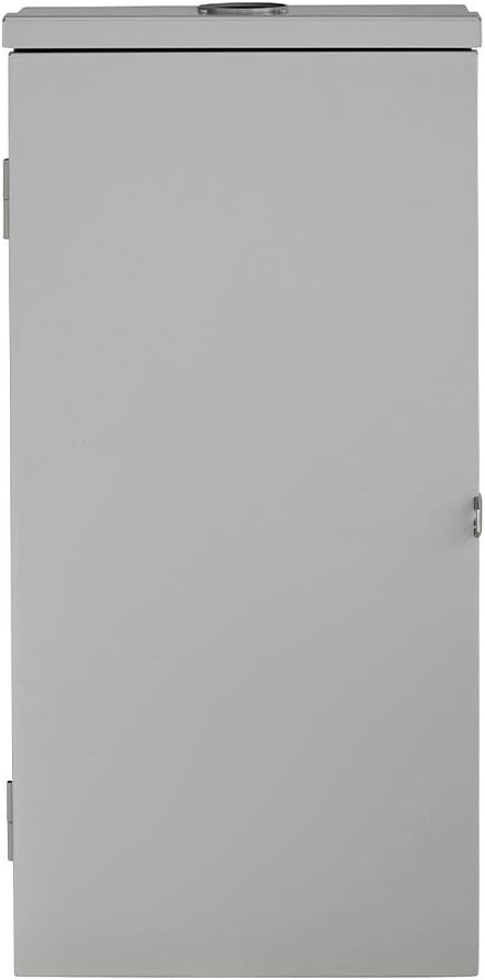 Leviton LR212-BDD 20 Space Outdoor Load Center with 125A Main Circuit Breaker, Gray