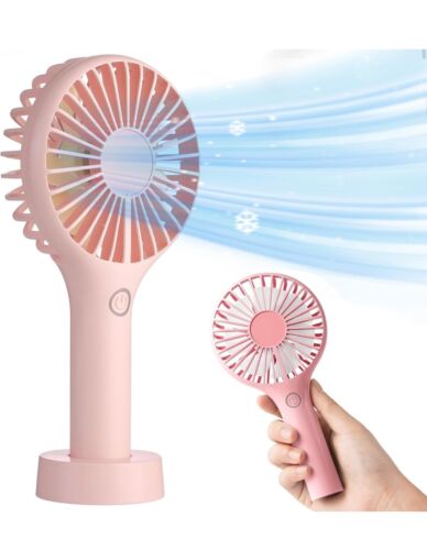 Mini Handheld Fan Portable, Small Portable Hand Held Fan with USB Rechargeabl…