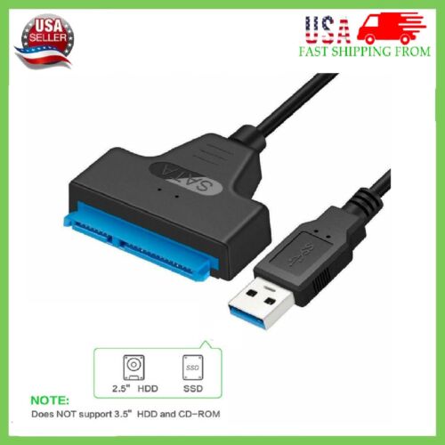 USB 3.0 to 2.5″ SATA III Hard Drive Adapter Cable/UASP -SATA to USB3.0 Converter