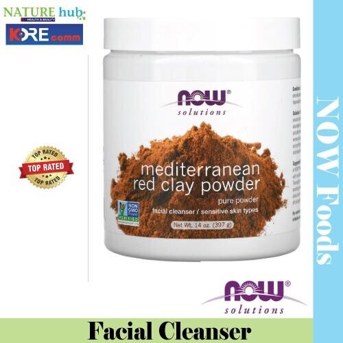 NOW Foods, Solutions, Mediterranean Red Clay Powder, 14 oz (397 g)