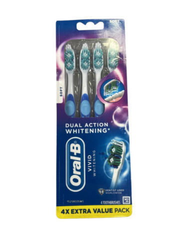 Oral-B FlossAction X Electric Toothbrush Replacement Brush Heads Refills 4 Count