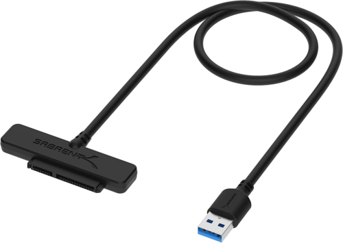 SABRENT SATA to USB Cable – USB 3.0 to 2.5” SATA I/II/III Hard Drive Adapter – E