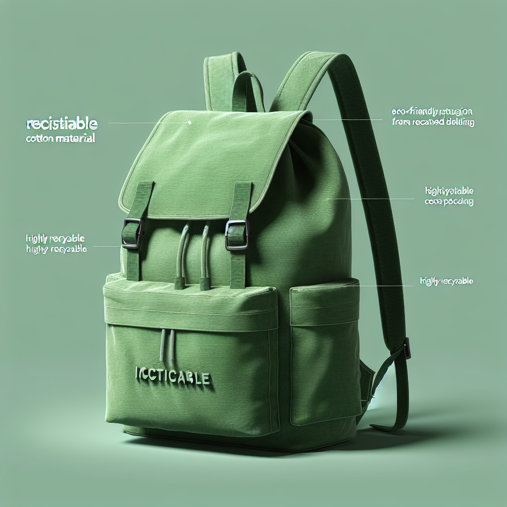 Go Green with the Salesforce Salesblazer Recycled Cotton Cinch Bag Backpack