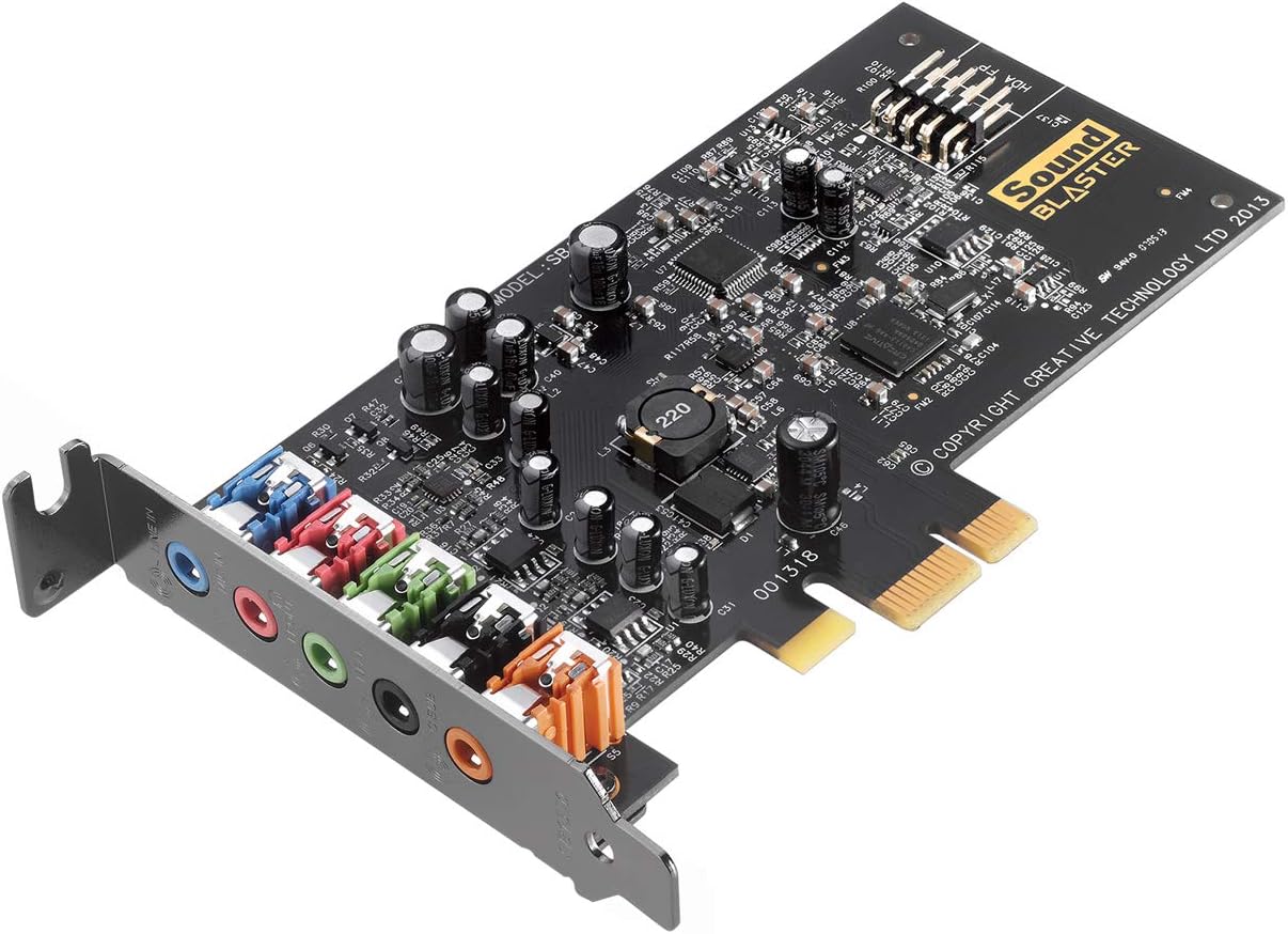 Creative Sound Blaster Audigy FX PCIe 5.1 Sound Card with High Performance Headphone Amp