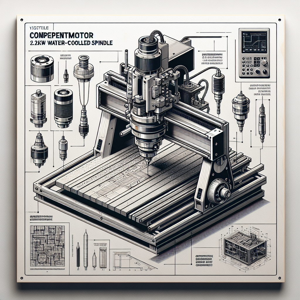 Take Your CNC Router to the Next Level with the RATTMMOTOR 2.2KW Water Cooled Spindle