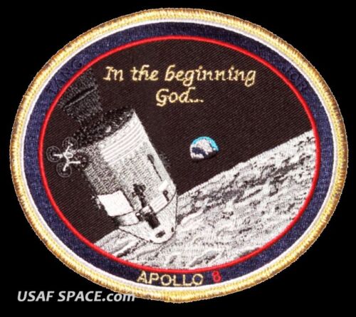 Authentic Apollo 8 Spirit Commemorative 5″ Tim Gagnon AB Emblem NASA SPACE PATCH