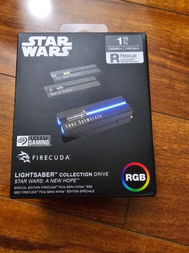 Seagate Lightsaber Collection Special Edition FireCuda 1TB M.2 NVMe Internal SSD