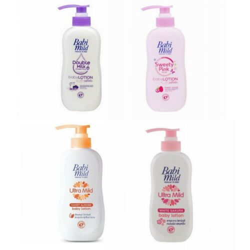 400ml BABI MILD Natural N Mild BABY Lotion Milk Protein Nourishing Sakura Almond