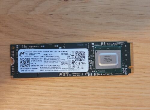 1TB NVMe PCIe Gen3 x4 SSD Micron 2300 MTFDHBA1T0TDV 1024GB DPN 0N30NY