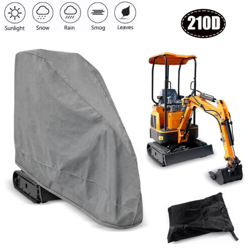 Full Cover For Mini Excavators Outdoor Waterproof UV Snow Dust Rain Resistant