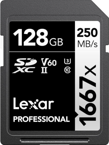 Prograde Digital SD UHS-II 128GB Card V60 –Up to 130Mb/S Write Speed and 250 Mb