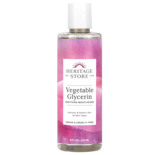 Heritage Store Vegetable Glycerin 8 fl oz 240 ml Cruelty-Free, EcoFriendly