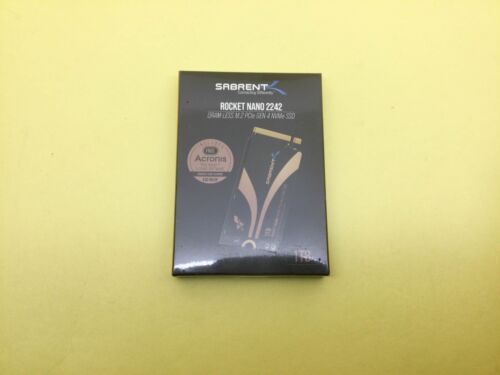 SABRENT Rocket 1TB 2242 DRAM-Less M.2 PCIe Gen 4 NVMe SSD SB-2142-1TB New