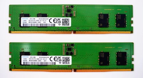 Samsung 16GB (2x8GB) DDR5 4800 MHz 1Rx16 Desktop RAM – M323R1GB4BB0CQK0L