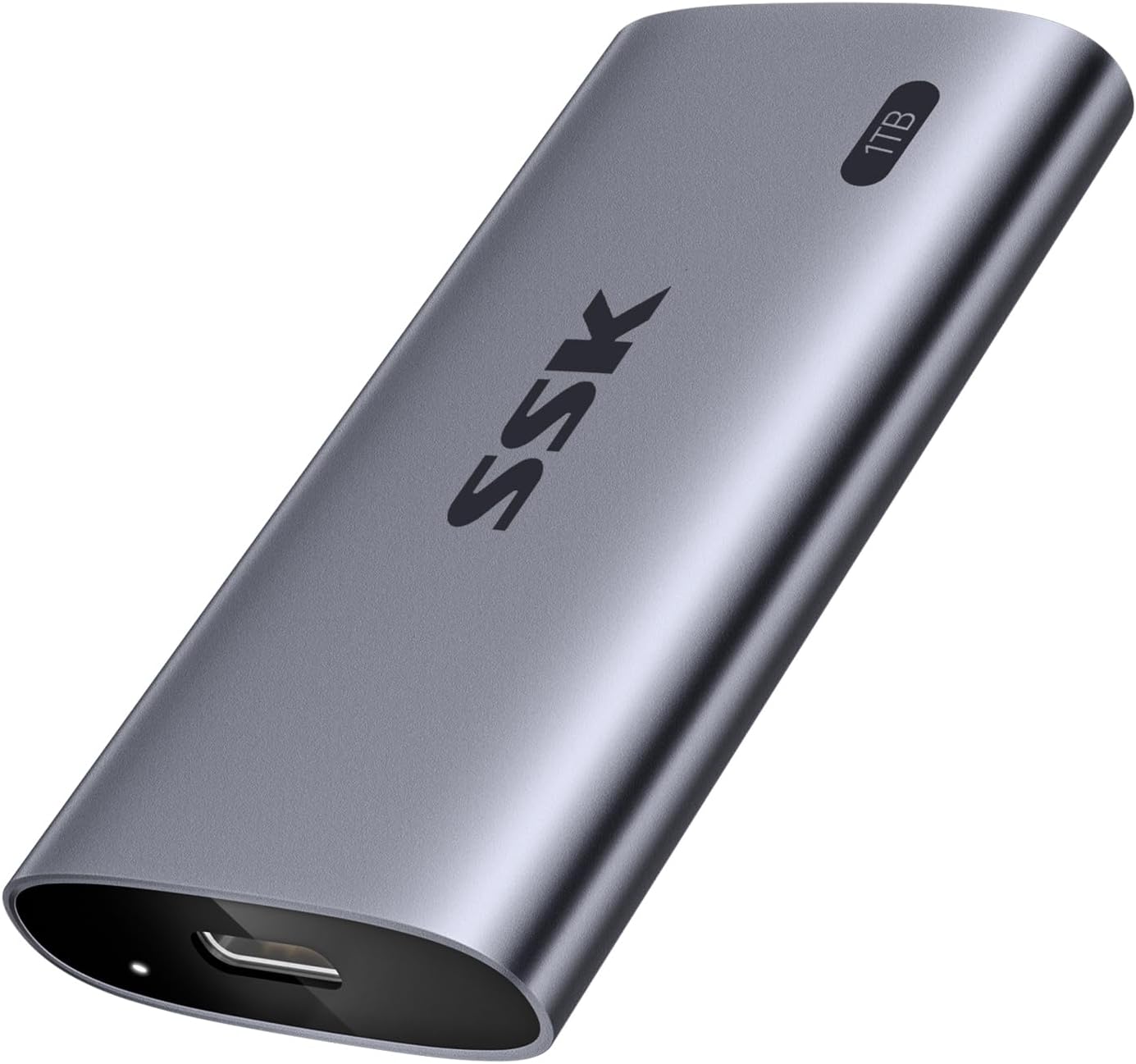 SSK Portable SSD 1 TB, up to 2000 MB/s External Solid State Drives, USB 3.2 Gen2X2 NVMe SSD External Hard Drive, Ultra Low Power for iPhone 15/ MacBook/Pro/OTG Phone/Laptops