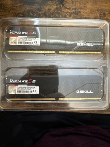 G.SKILL Ripjaws S5 32GB (2 x 16GB) PC5-44800 (DDR5-5600) CL36-36-36-89 DIMM…