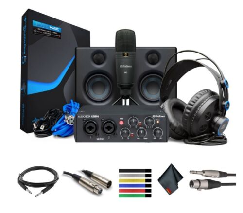 PreSonus AudioBox 96 25th Anniversary Studio Ultimate Bundle Complete Recording