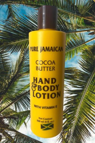 Pure Jamaican Cocoa Butter Hand and Body Lotion with Vitamin E 240ml (8fl. oz)