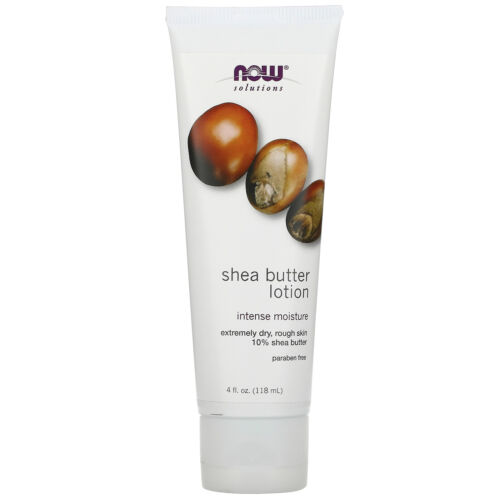 Now Foods Solutions Shea Butter Lotion 4 fl oz 118 ml Gluten-Free, Not Tested on