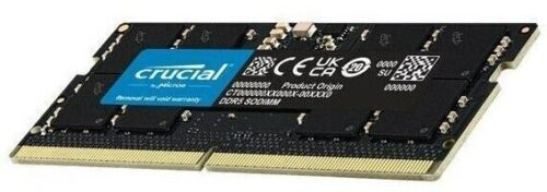 Crucial 8GB 16GB 32GB 64GB 262-Pins DDR5 4800 SODIMM PC5 38400 Memory Module LOT