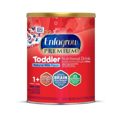 (4 Pack) Enfagrow Premium Non-GMO Toddler Formula 36.6 oz  EXP 6/1/2025