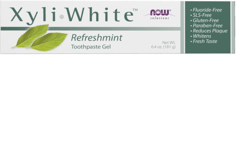 NOW Foods Solutions, Xyliwhite Toothpaste Gel, Refreshmint, Cleanses and Whiten