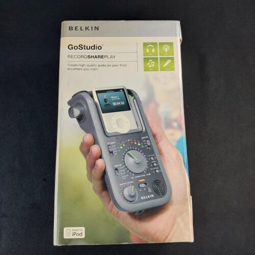 Belkin GoStudio Go Studio Portable Recorder Ipod CD Quality Recording