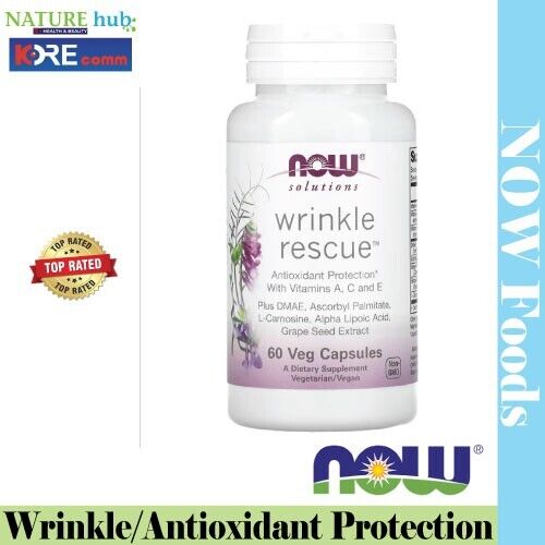 NOW Foods, Solutions, Wrinkle Rescue, 60 Veg Capsules