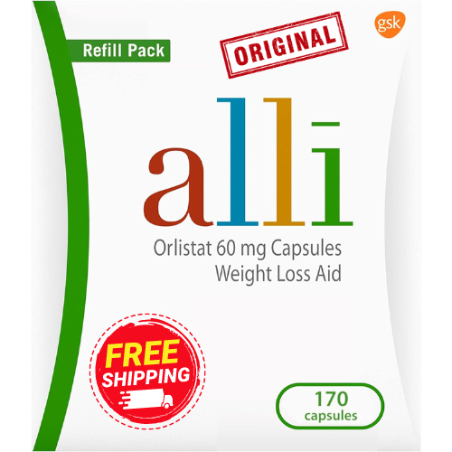 alli Diet Weight Loss Supplement Pills Orlistat 60Mg Capsule 170 Count New stock