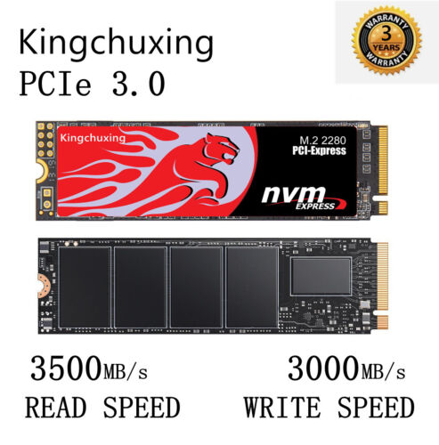 Kingchuxing 1TB M.2 NVMe SSD With Heatsink PCIe 3×4 Internal Solid State Drive