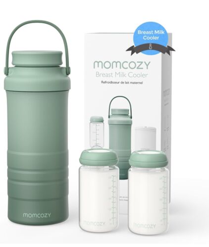 Momcozy 22Oz Portable Breast Milk Cooler for Outdoor, 360°Total Cooling for 24hr