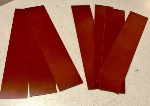 7 pcs Norplex NOS Phenolic blanks circuit turret board 13.5 x 2.75 x 1/16″