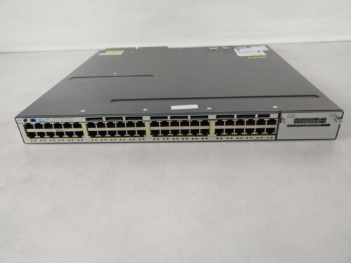 Cisco Catalyst WS-C3750X-48PF-S 48-Port Gigabit Ethernet Managed PoE+ Switch