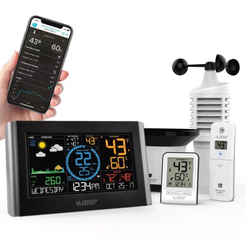 V22-WRTH La Crosse Technology Professional Remote Monitoring Weather Station