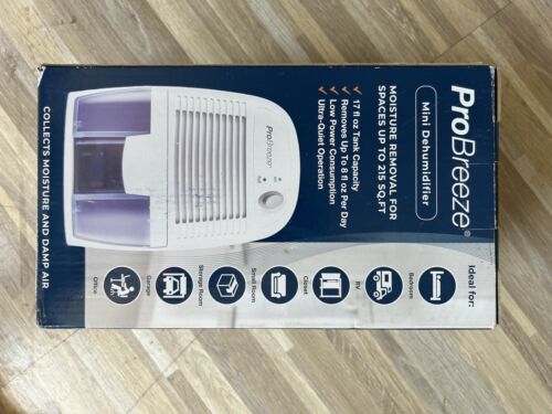 Pro Breeze 2200 Cubic Feet, Compact and Portable Mini Dehumidifier for Home