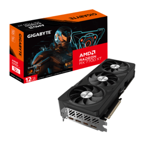 Gigabyte RX 7700 XT Video Card GDDR6 12GB 2276 MHz GV-R77XTGAMING OC-12GD