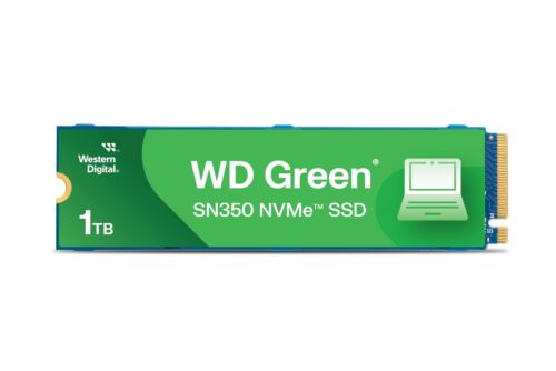 1TB WD Green SN350 NVMe Internal SSD Solid State Drive – Gen3 PCIe, QLC, M.2 …